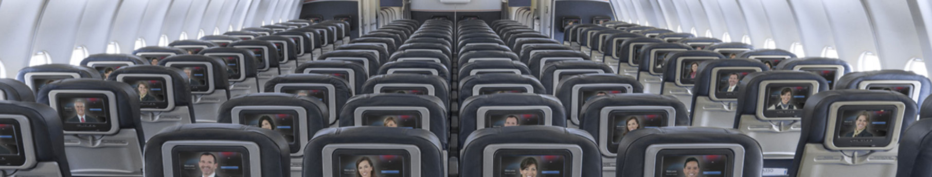 Inside an American Airline Plane
