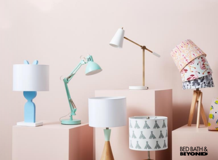 Desk lamps from Bed Bath and Beyond