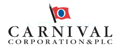 Carnival Corporation (NYSE: CCL) logo and their latest earnings report.