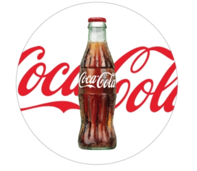 Coca-Cola logo and latest earnings report