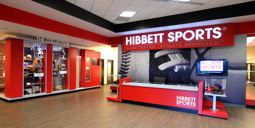 Hibbett Sports store interior. Image obtained from Method-1