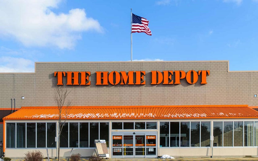 The Home Depot store entrance. Image obtained from Kiplinger.com