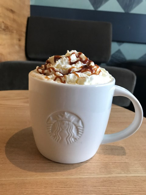 Starbucks Cappuccino with cream
