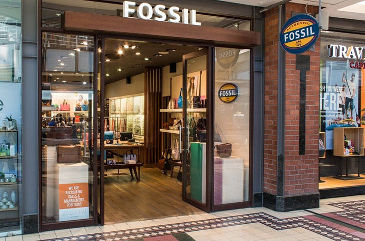 A Fossil store entrance in Cape Town, South Africa