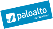 Palo Alto logo and their latest earnings report.