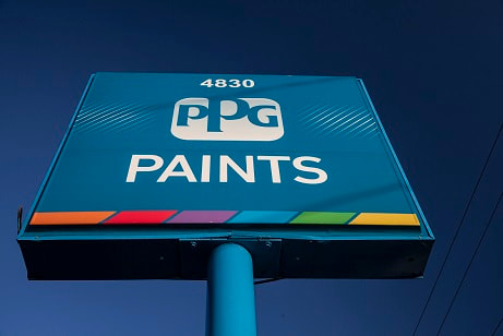 PPG Paints sign