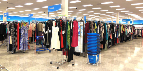Inside one of Ross' Stores
