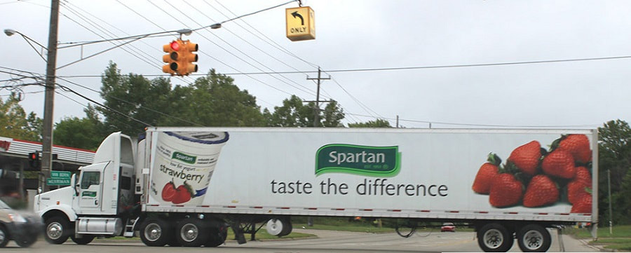 SpartanNash delivery truck