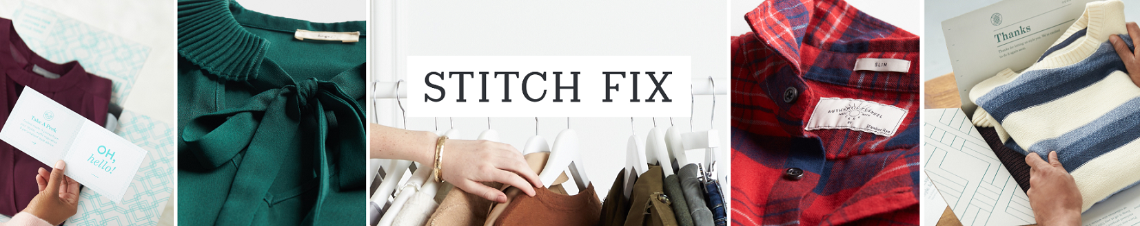 Stitch Fix clothing and greeting and thank you cards