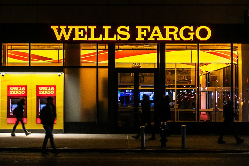 Wells Fargo Branch at night. Image obtained from TheNewYorkTimes